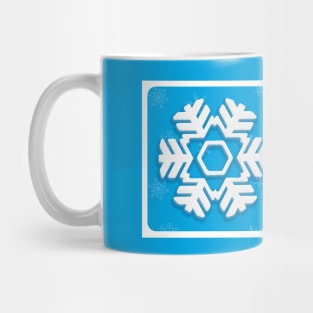 Snowflake Winter Holiday Christmas Decoration Mug